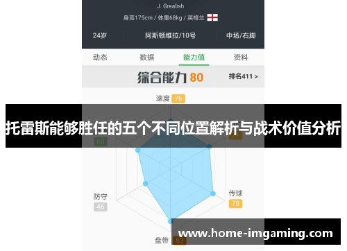 托雷斯能够胜任的五个不同位置解析与战术价值分析